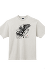 モンスターハンター　水墨画-ART　Tシャツ　リオレイア（雌火竜）