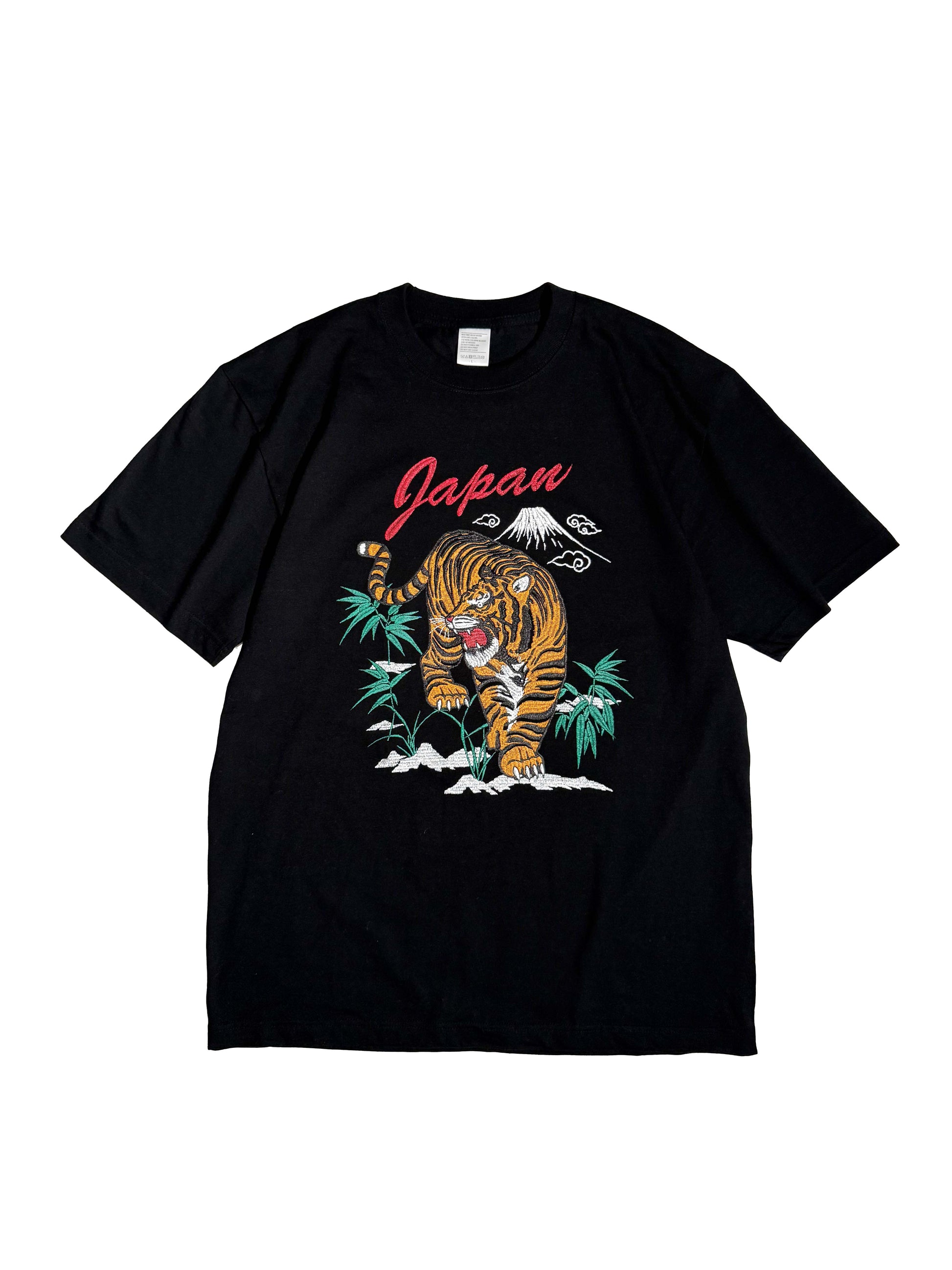 通油町Tシャツ トラ 黒