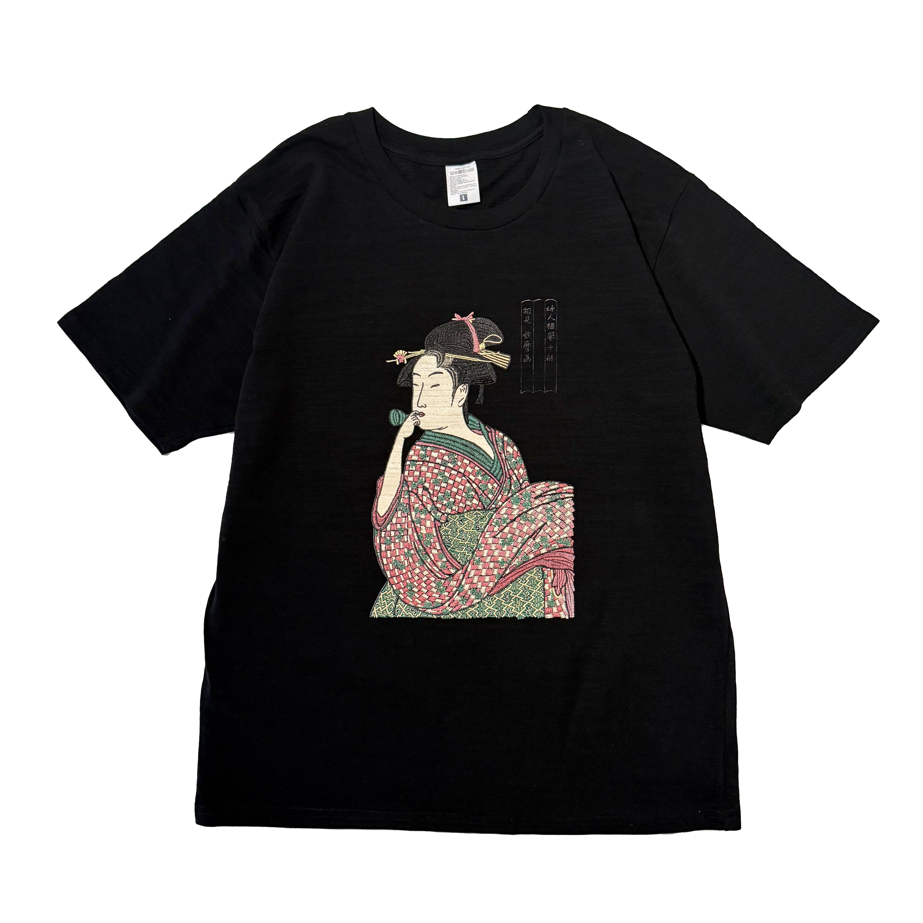 通油町Tシャツ ポッピン 黒