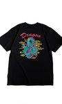 通油町Tシャツ ドラゴン 黒