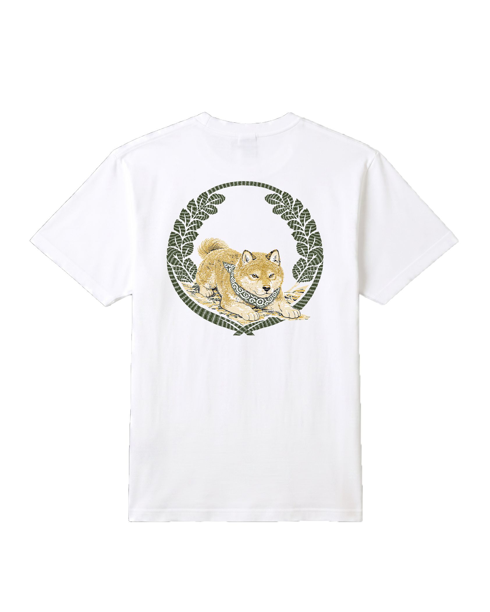 Tシャツ 柴犬　ホワイト