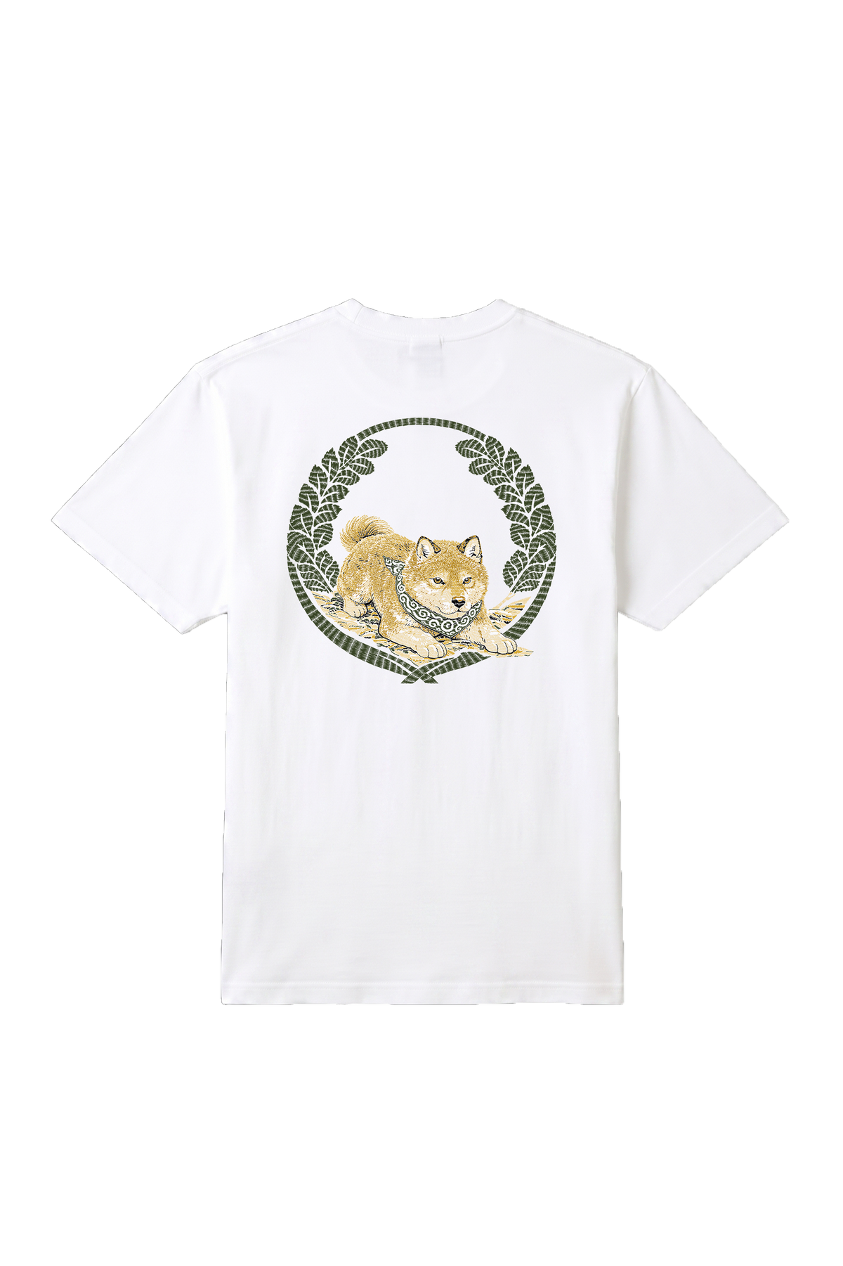 Tシャツ 柴犬　ホワイト