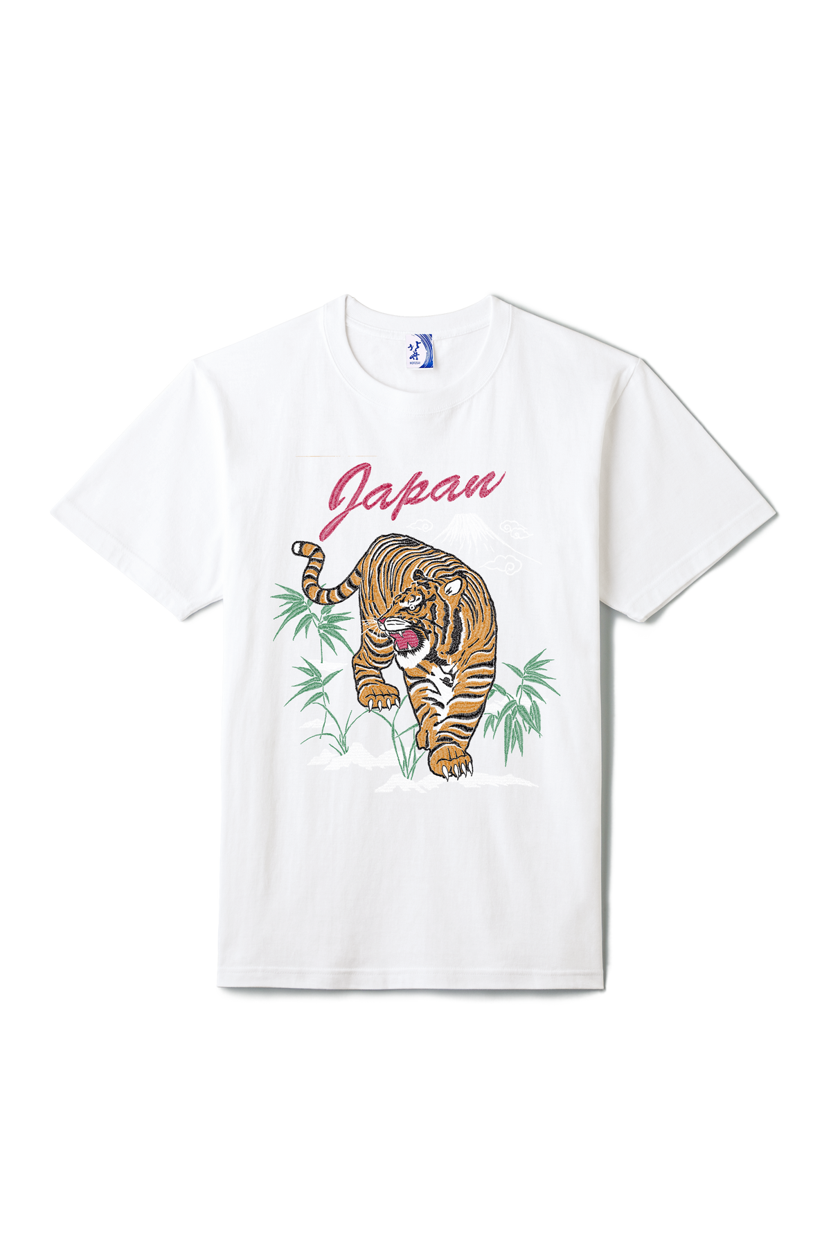通油町Tシャツ トラ 白