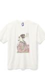 通油町Tシャツ ポッピン 白