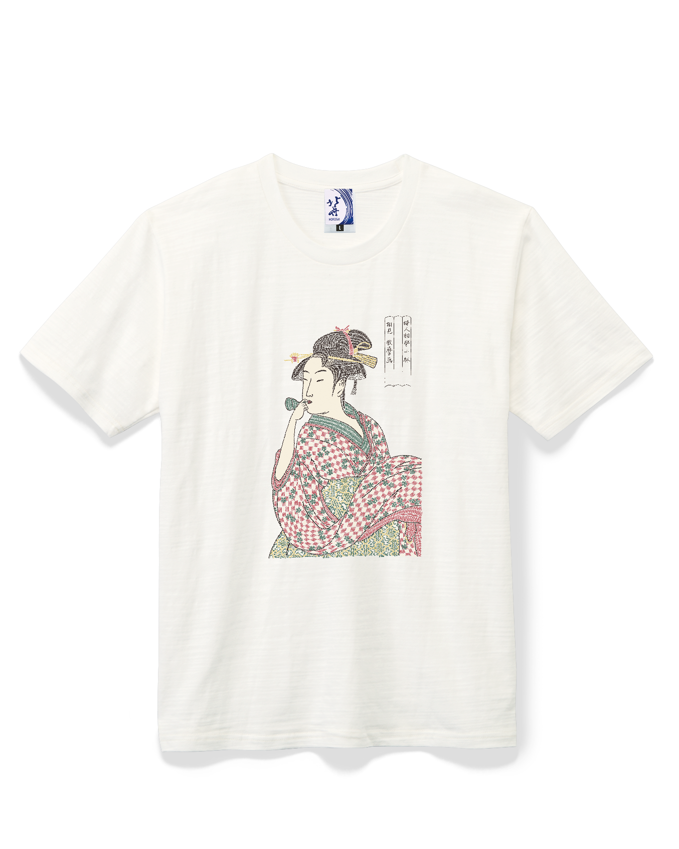 通油町Tシャツ ポッピン 白