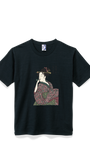 通油町Tシャツ ポッピン 黒