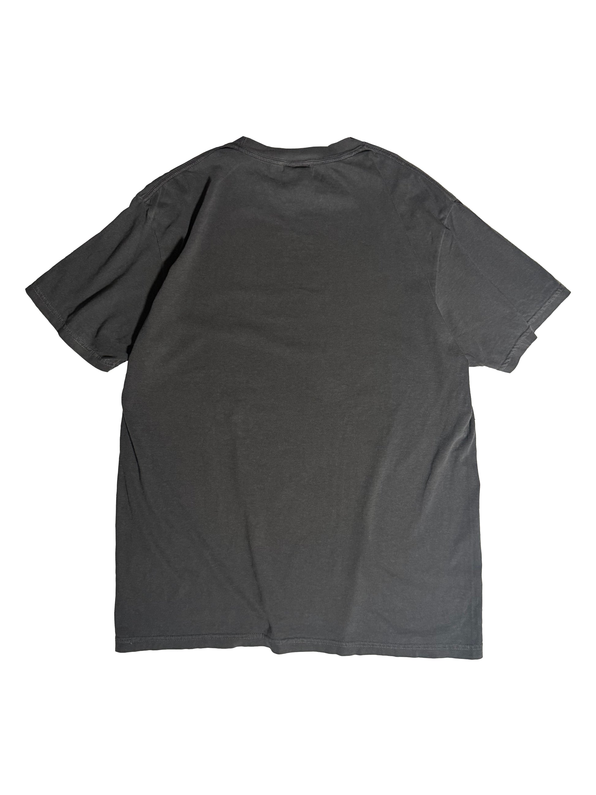 北斎ビンテージ風Tシャツ 浪裏　黒