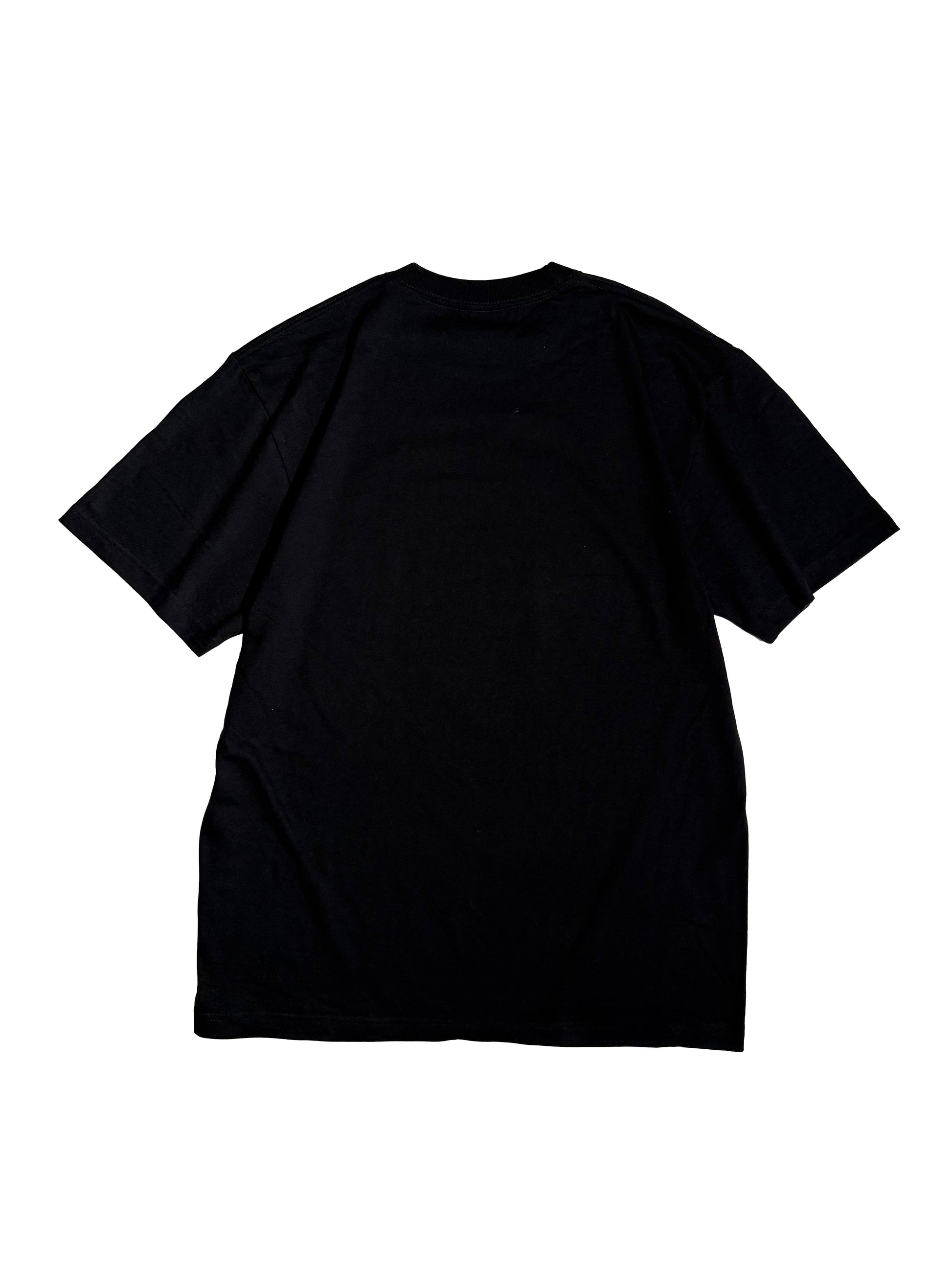 通油町Tシャツ 盆栽 黒