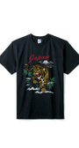 通油町Tシャツ トラ 黒
