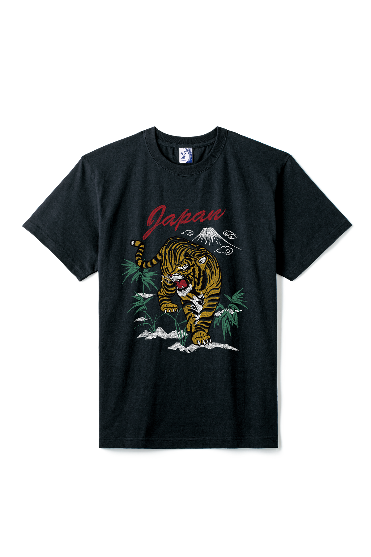 通油町Tシャツ トラ 黒