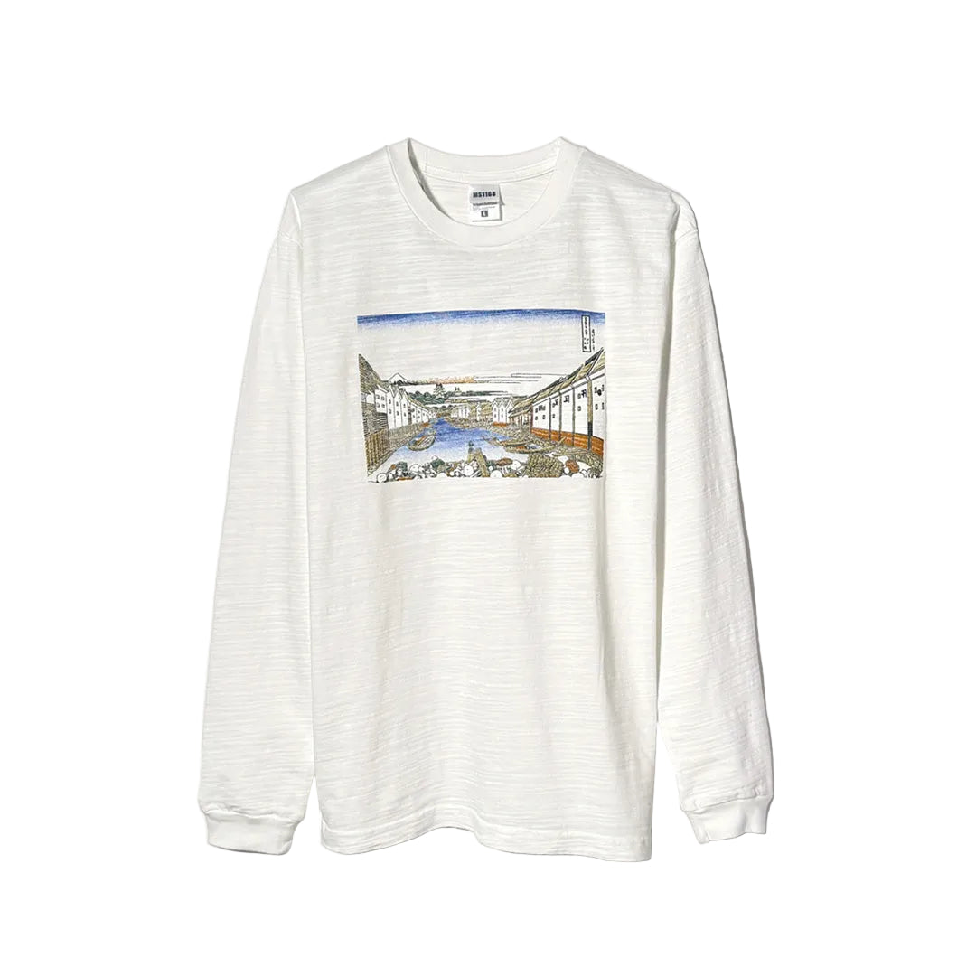 北斎ロングTシャツ　江戸日本橋