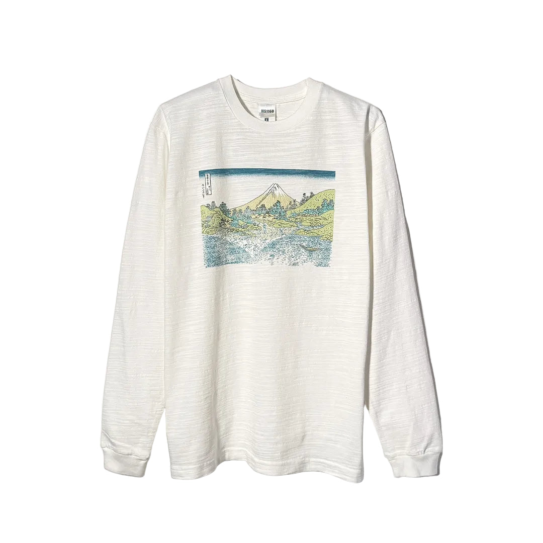 北斎ロングTシャツ 甲州三坂水面