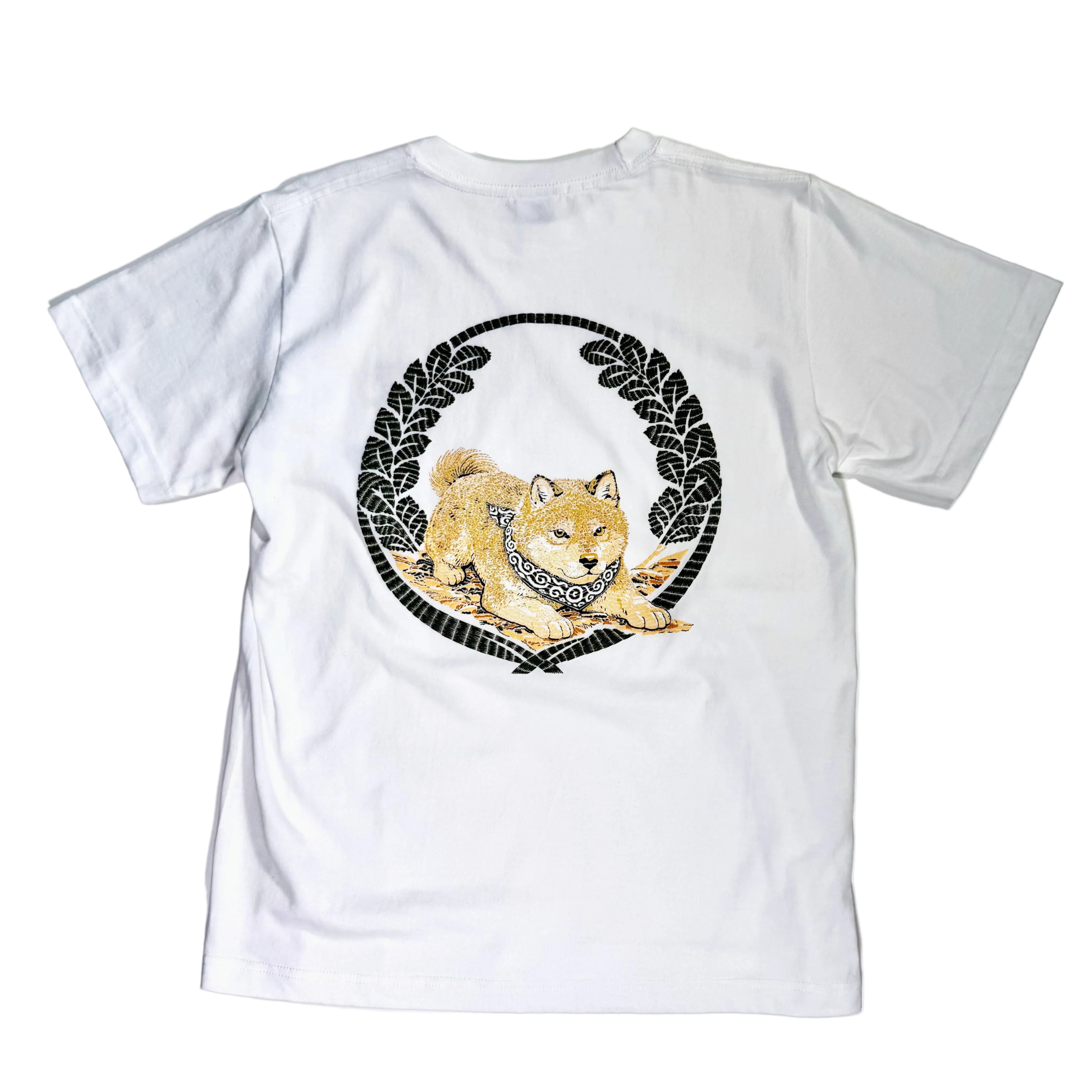 Tシャツ 柴犬　ホワイト