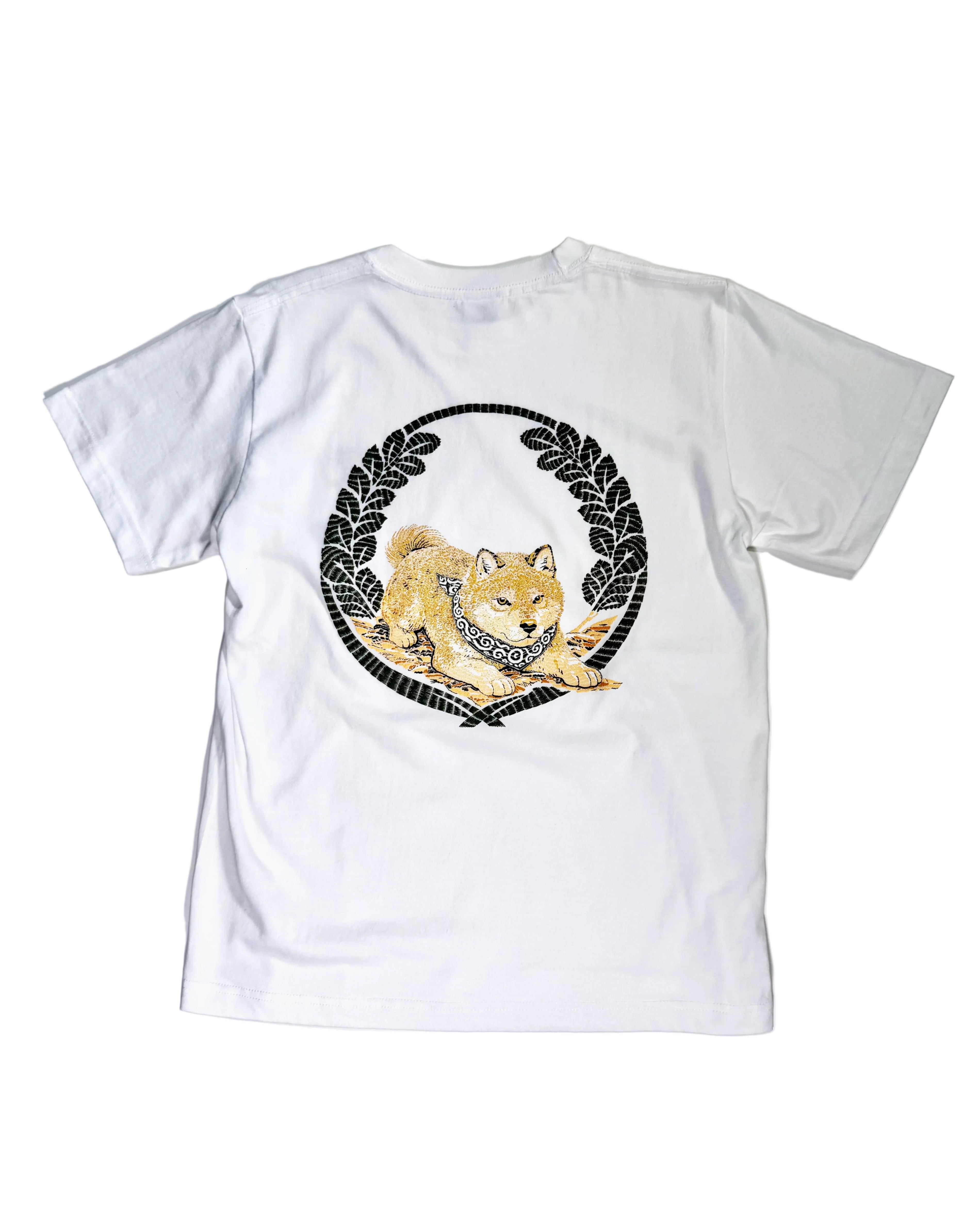 Tシャツ 柴犬　ホワイト