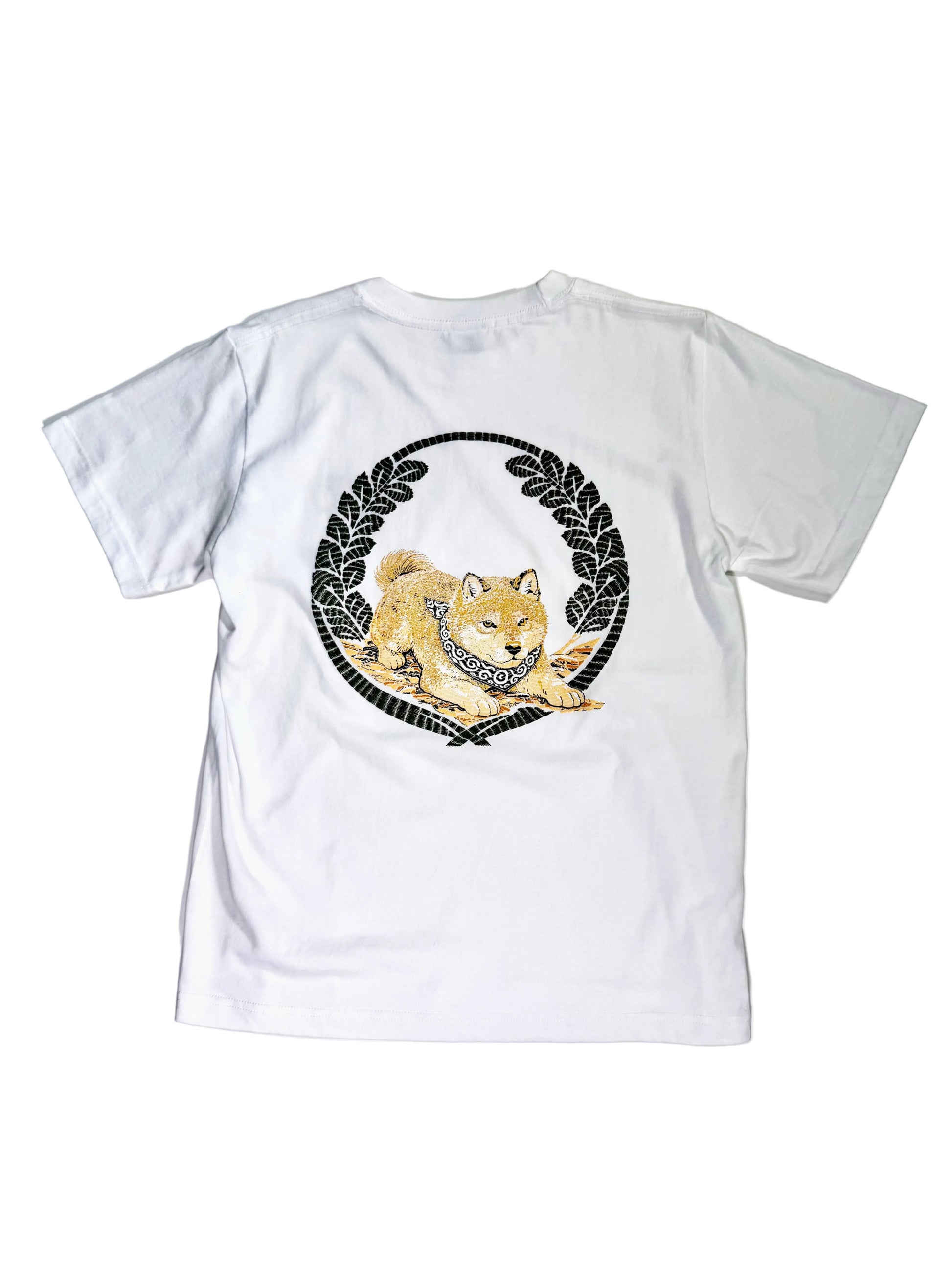Tシャツ 柴犬　ホワイト