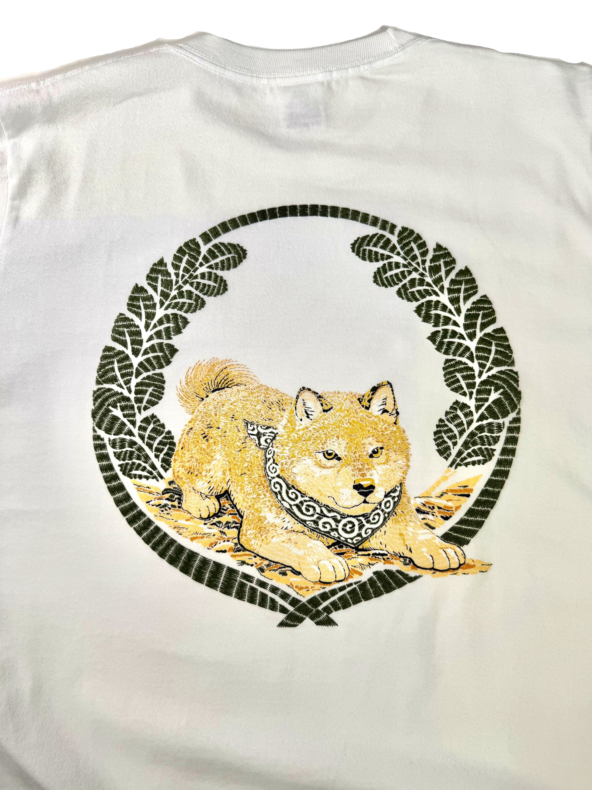 Tシャツ 柴犬　ホワイト
