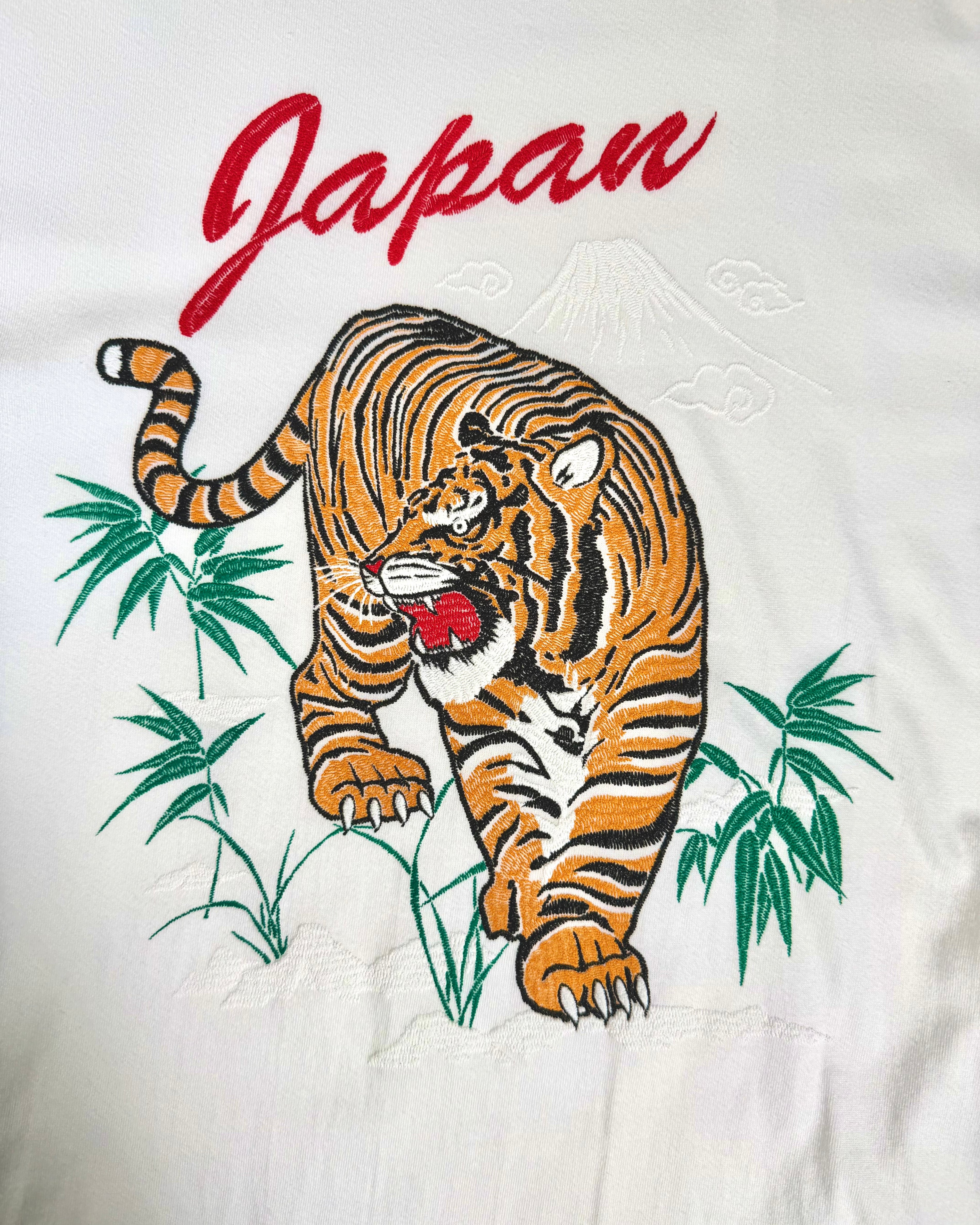 通油町Tシャツ トラ 白