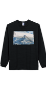 北斎ロングTシャツ 甲州石班澤