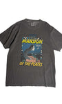 北斎ビンテージ風Tシャツ さらやしき　黒