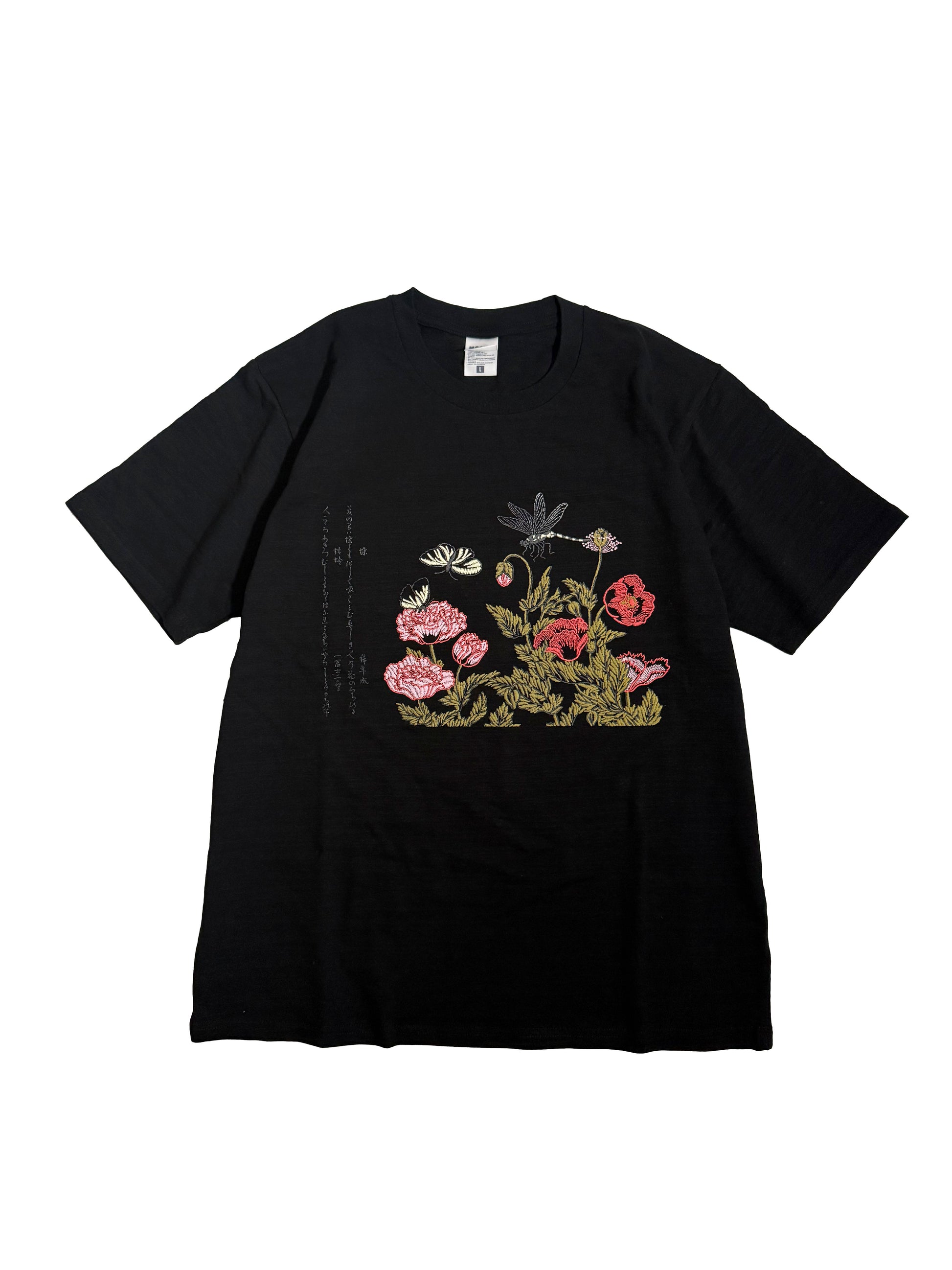 通油町Tシャツ 虫撰 黒