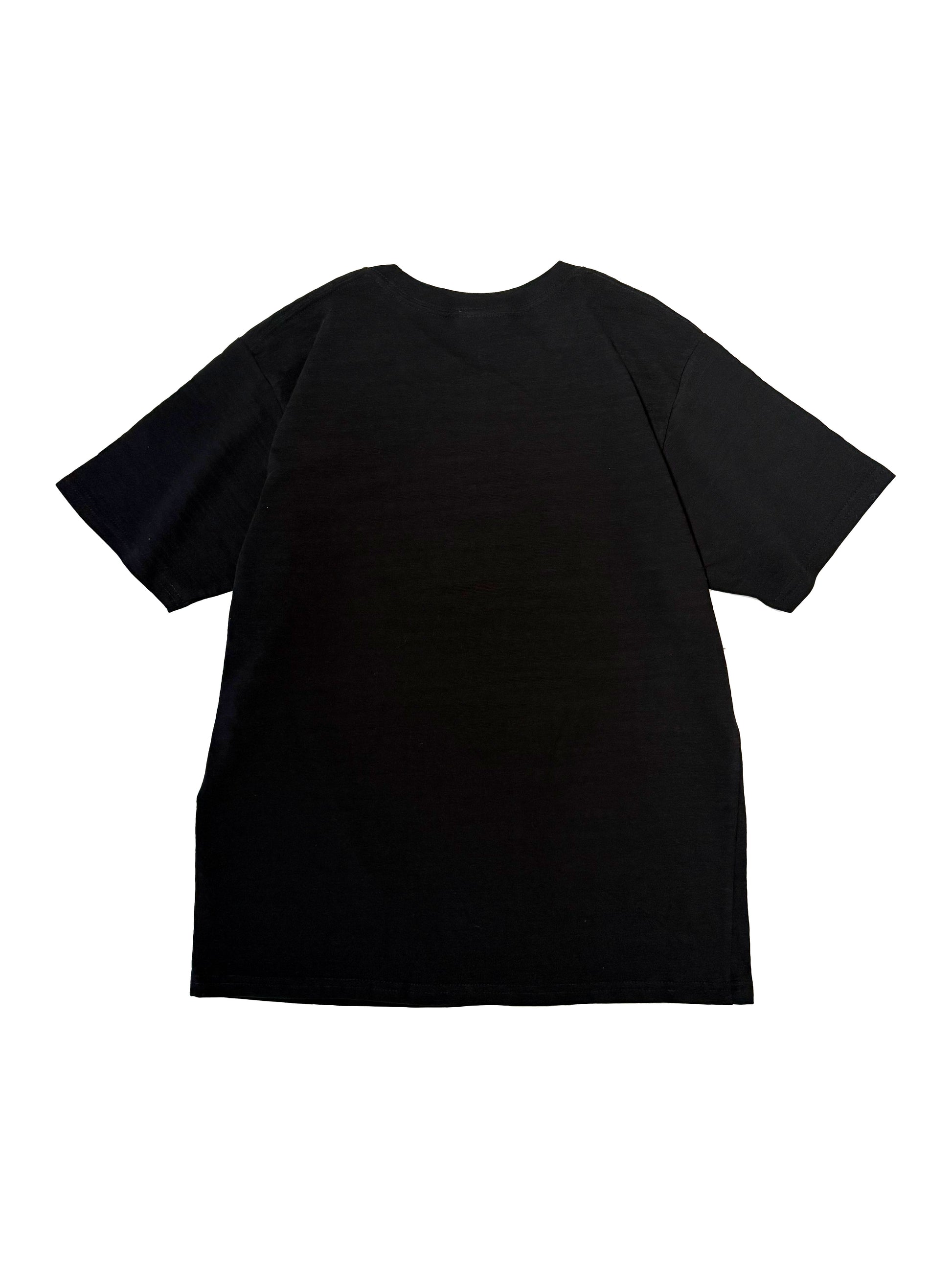 北斎Tシャツ　黒富士