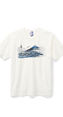 北斎Tシャツ 梅澤 白