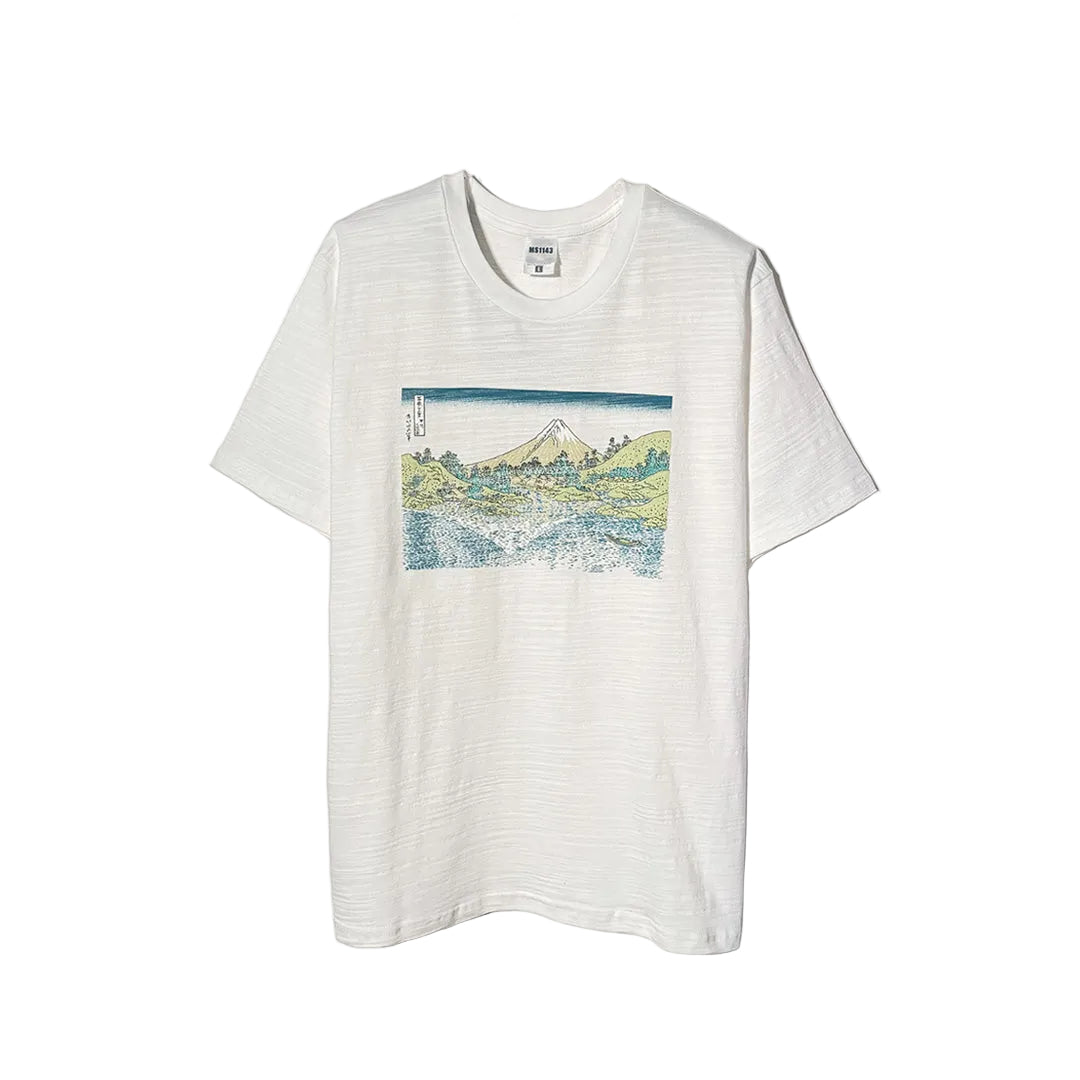 北斎Tシャツ 甲州三坂水面