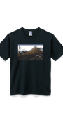北斎Tシャツ 黒富士