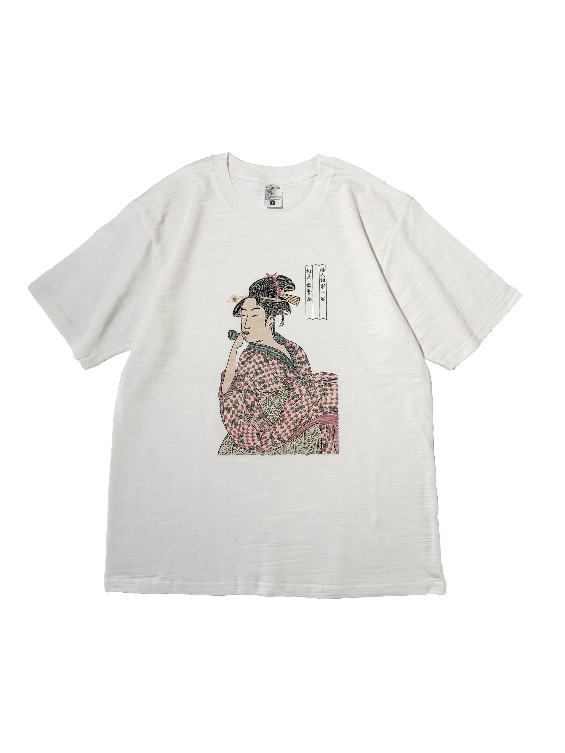 通油町Tシャツ ポッピン 白