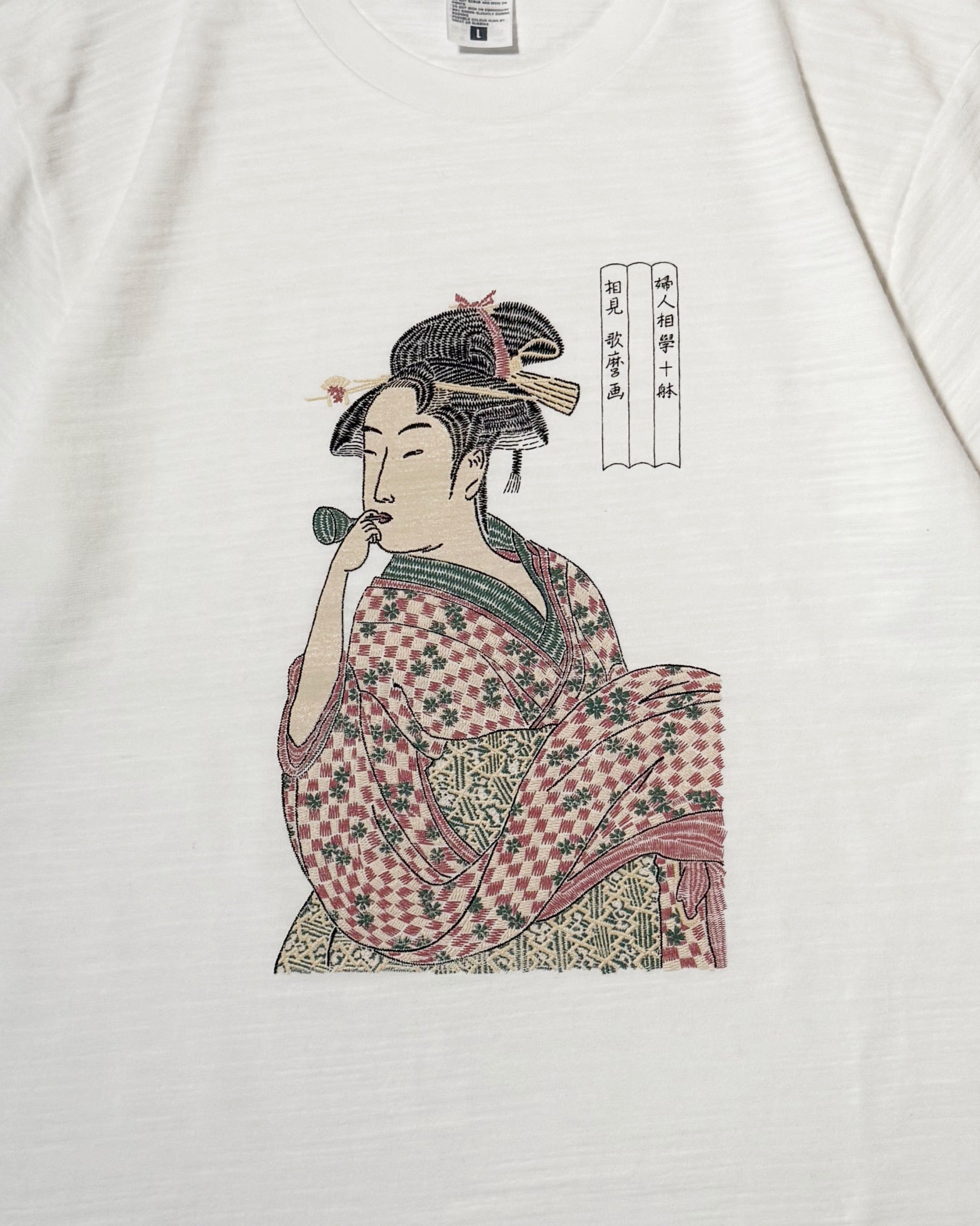 通油町Tシャツ ポッピン 白